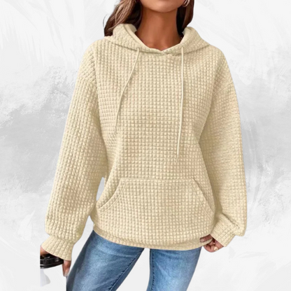Women's Loose Casual Solid Color Long-sleeved Sweater - Di Supremo