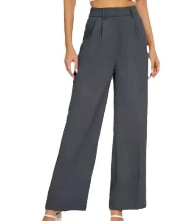 High Waist Straight Trousers - Di Supremo