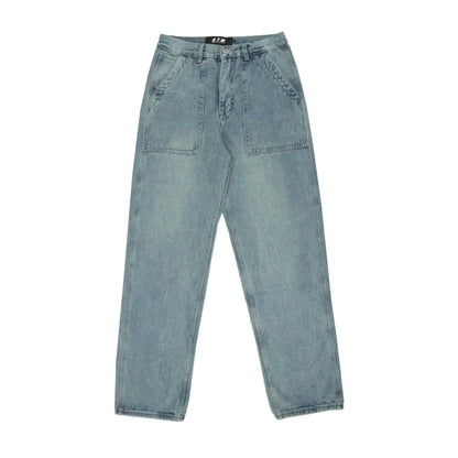 Vintage Wide Leg Jeans for Men - Loose Straight Fit - Di Supremo