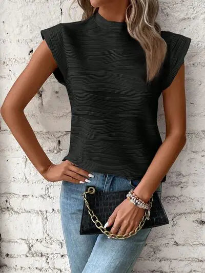 terri cap sleeve shirt- - di supremo