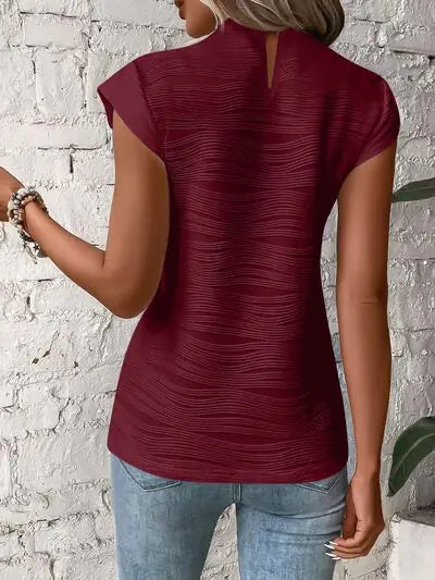 terri cap sleeve shirt- - di supremo