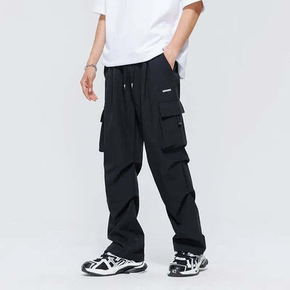 Men's Spring Loose Straight Plus Size Casual Wide Leg - Di Supremo