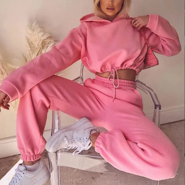Winter Two Piece Sets Women Tracksuit - Di Supremo