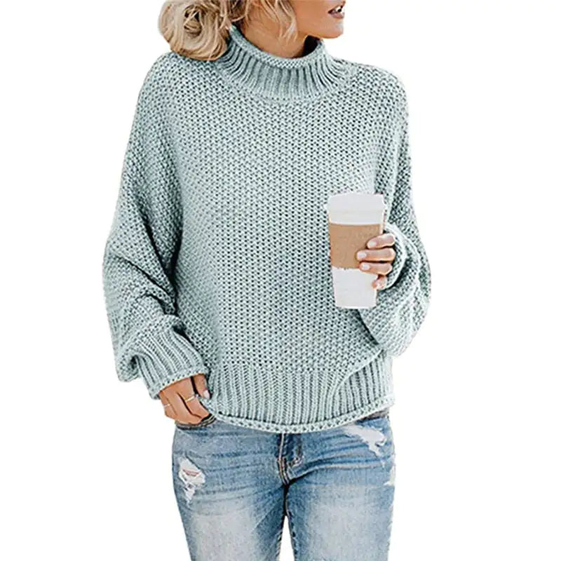 women's knitted loose pullover - di supremo