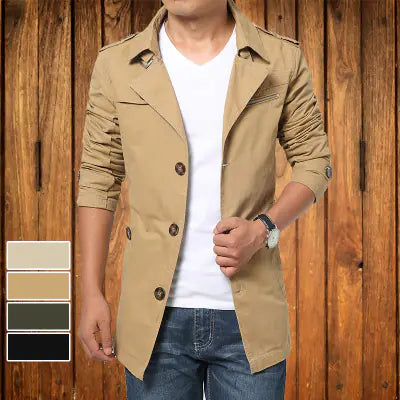 Men's Casual Windbreaker Jacket - Di Supremo