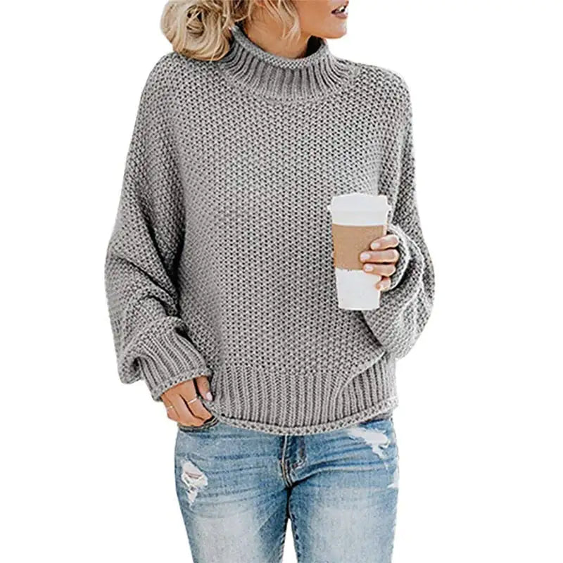 Women's Knitted Loose Pullover - Di Supremo