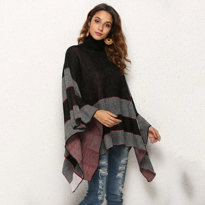 Cape Turtleneck Sweater - Di Supremo