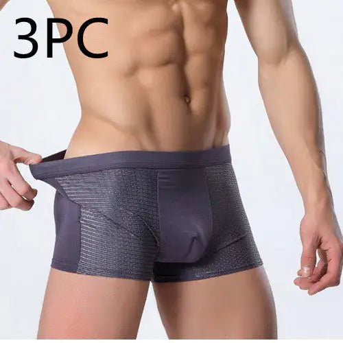 Ice silk men's underwear mesh boxer - Di Supremo
