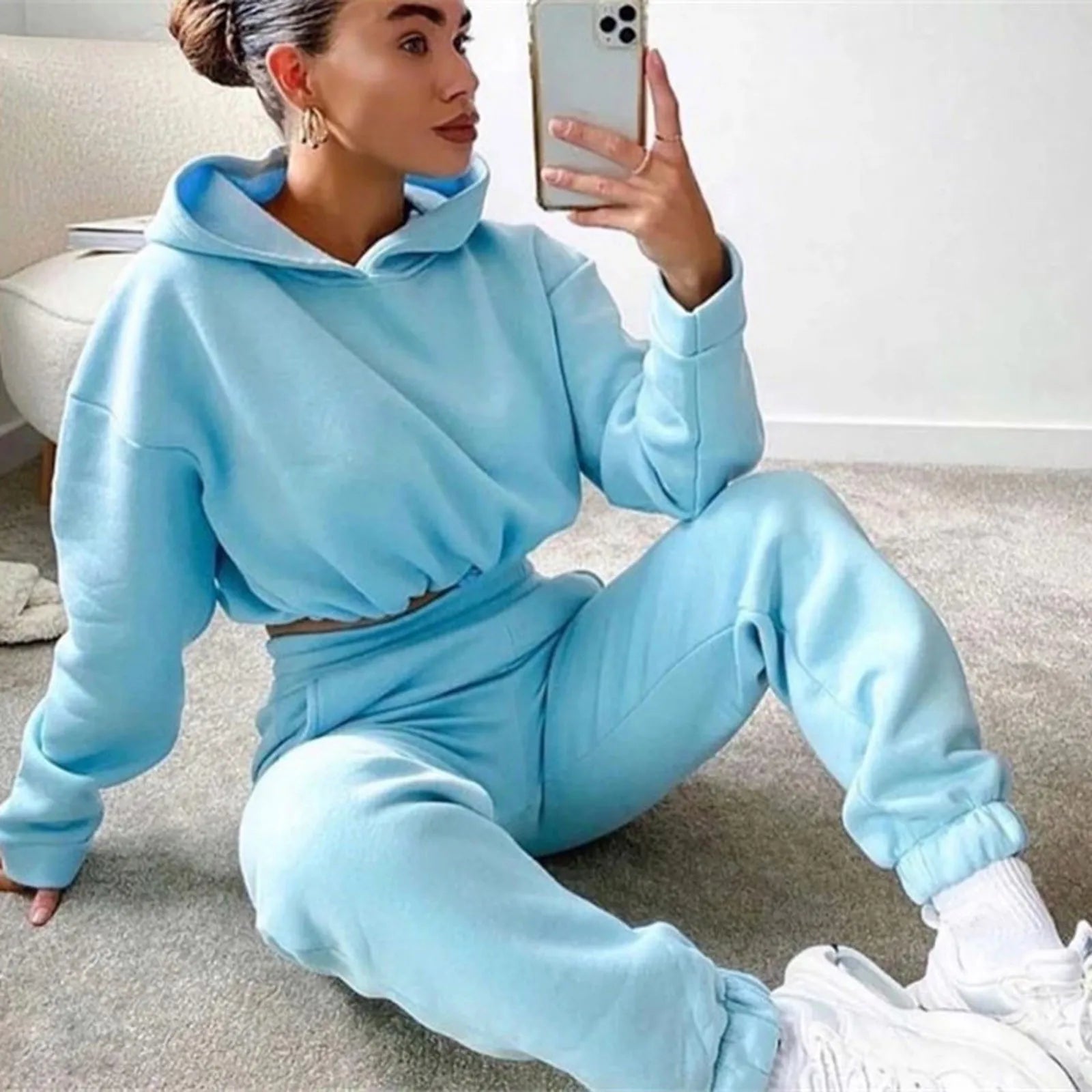 Winter Two Piece Sets Women Tracksuit - Di Supremo