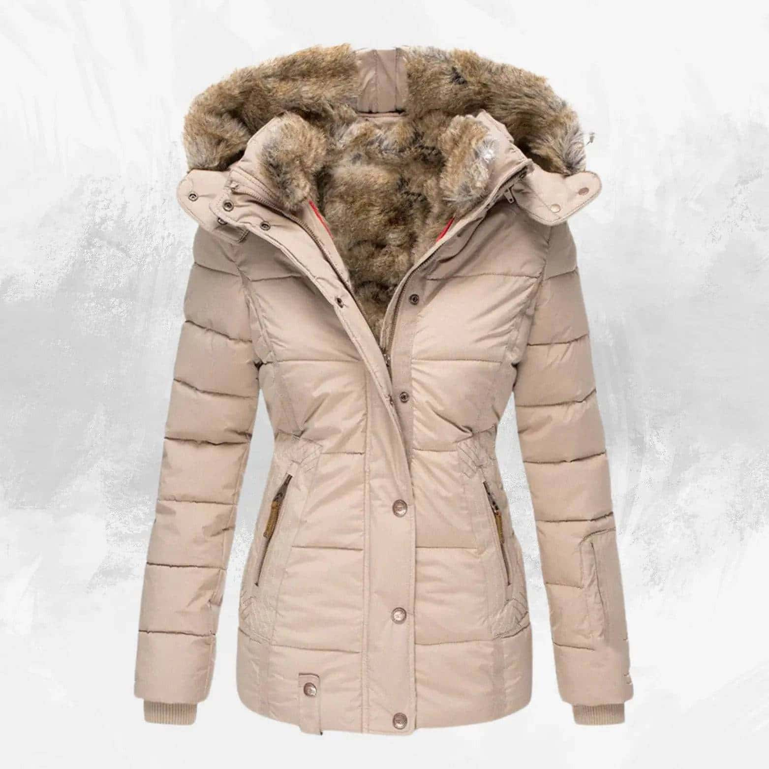 Winter Puffer Jacket with Faux Fur My Shop Saver