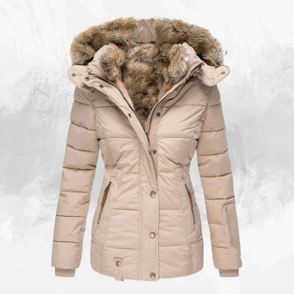 Winter Puffer Jacket with Faux Fur My Shop Saver