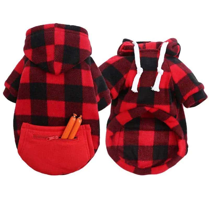 Reversible Plaid Dog Winter Coat My Shop Saver