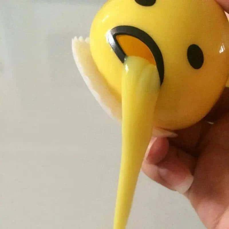 Puking Egg Yolk Stress Ball My Shop Saver