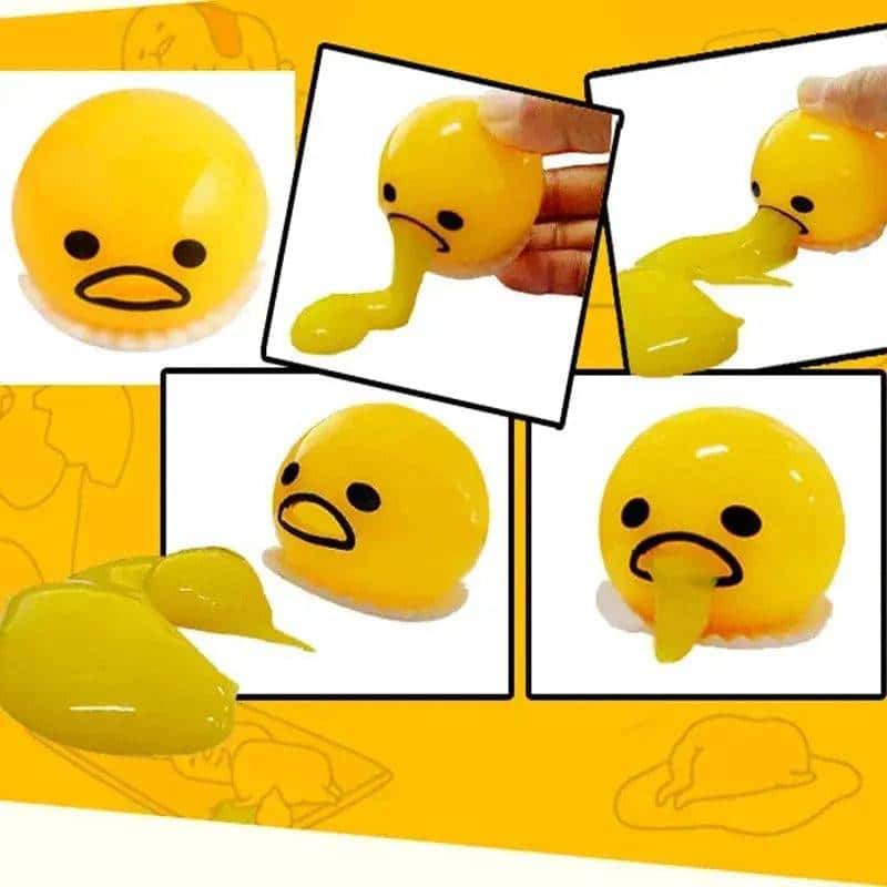 Puking Egg Yolk Stress Ball My Shop Saver
