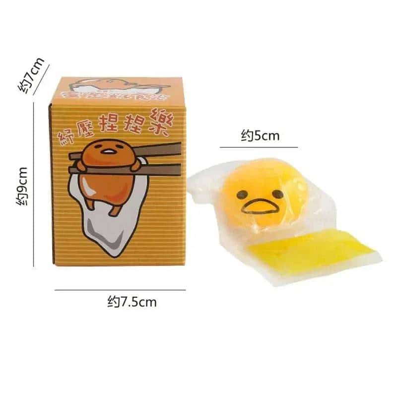 puking egg yolk stress ball my shop saver