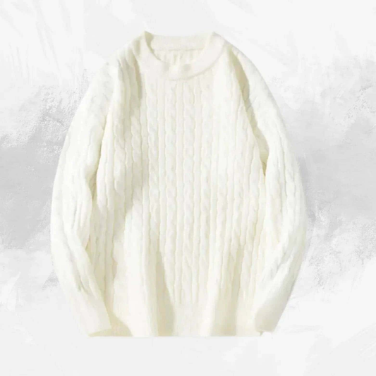Thick Knit Round Neck Sweater My Shop Saver