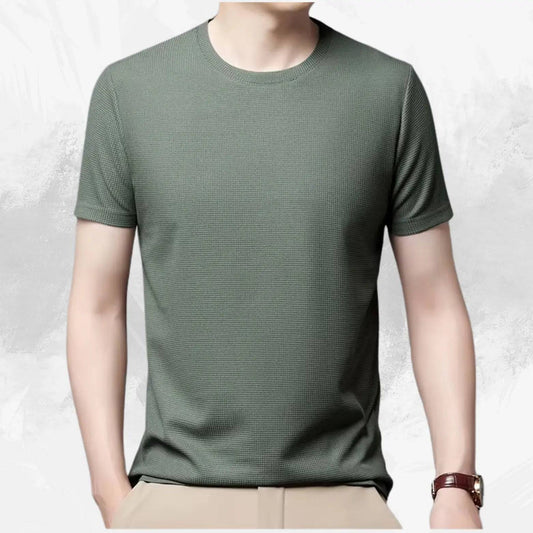 Waffle Round Neck T-shirt My Shop Saver