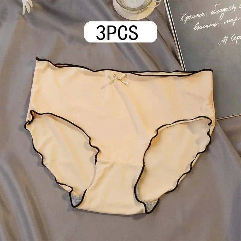 3pcs/Pack Women's Silk Seamless Underwear My Shop Saver