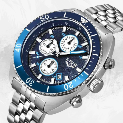 LIGE Men's Luxury Quartz Watch - Di Supremo