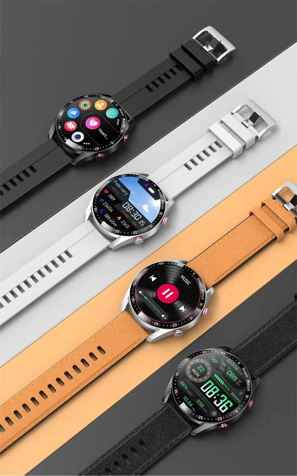 ECG+PPG Smart Watch My Shop Saver