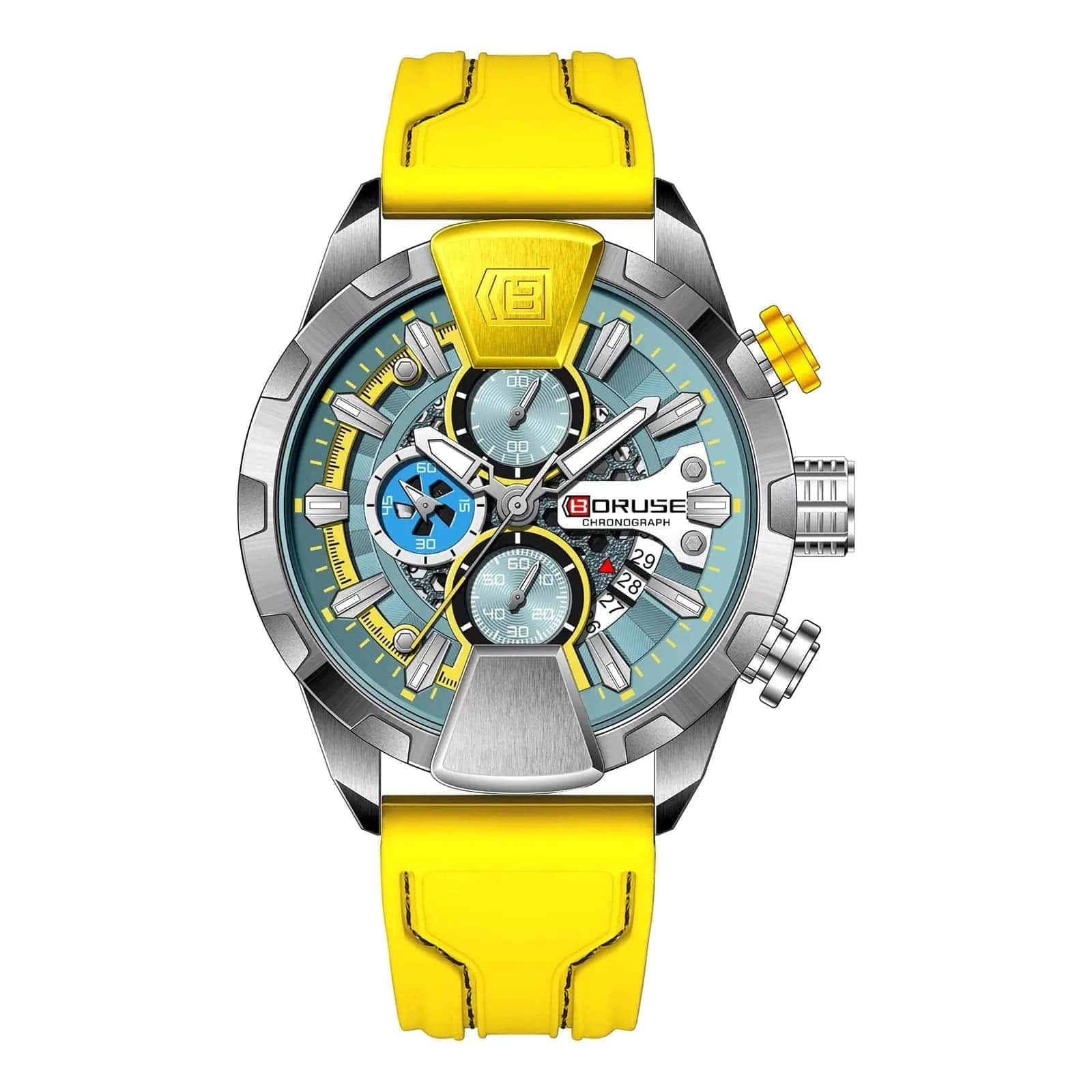 BORUSE Luxury Chronograph Red Watches My Shop Saver