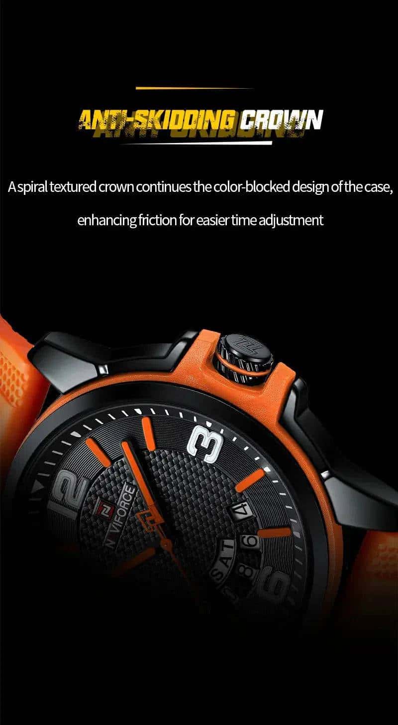 NAVIFORCE Creative TPU Strap Sports Wristwatch My Shop Saver