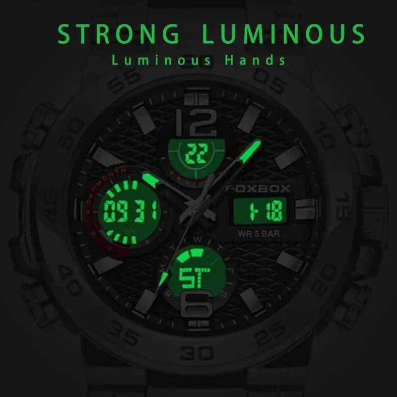 LIGE Analog-Digital Multi-Functional Watch My Shop Saver