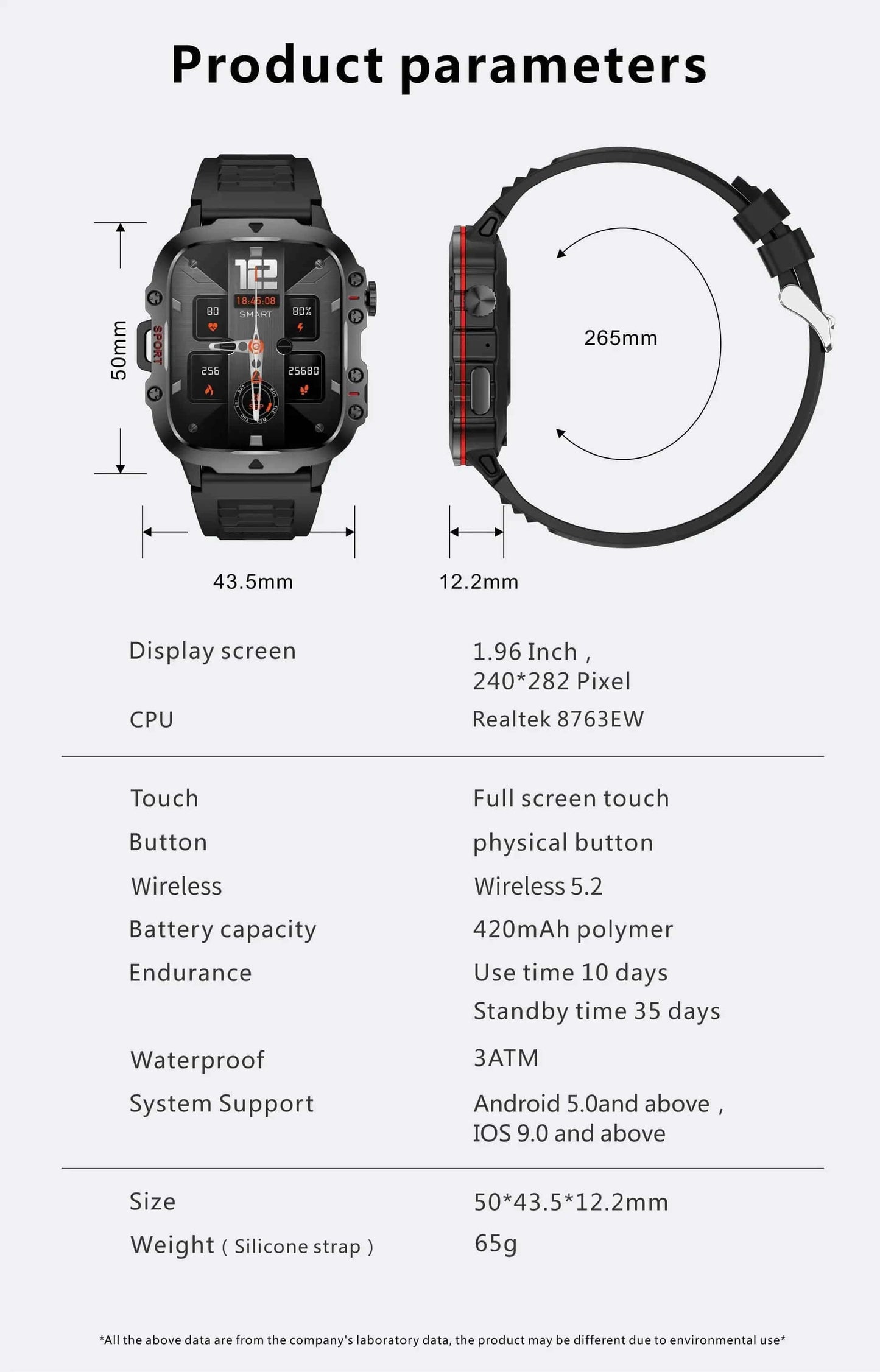 2024 military smart watch - ip68 my shop saver