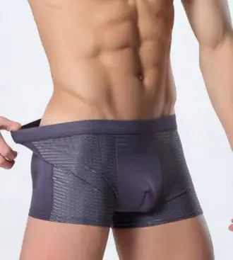 Ice silk men's underwear mesh boxer - Di Supremo
