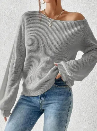 Pullover Neck Sweater - Di Supremo