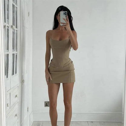 Sexy Two Piece Set Skirt and Corset - Di Supremo
