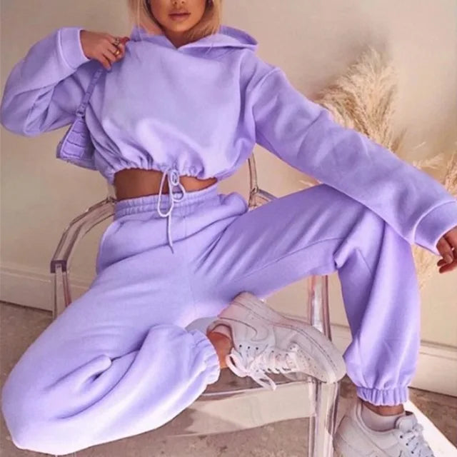 Winter Two Piece Sets Women Tracksuit - Di Supremo