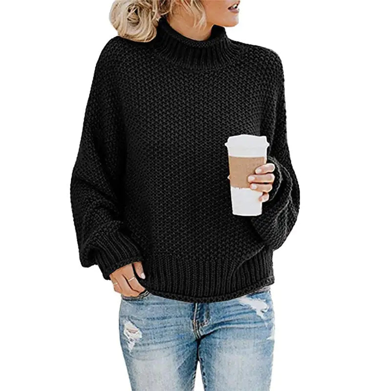 Women's Knitted Loose Pullover - Di Supremo