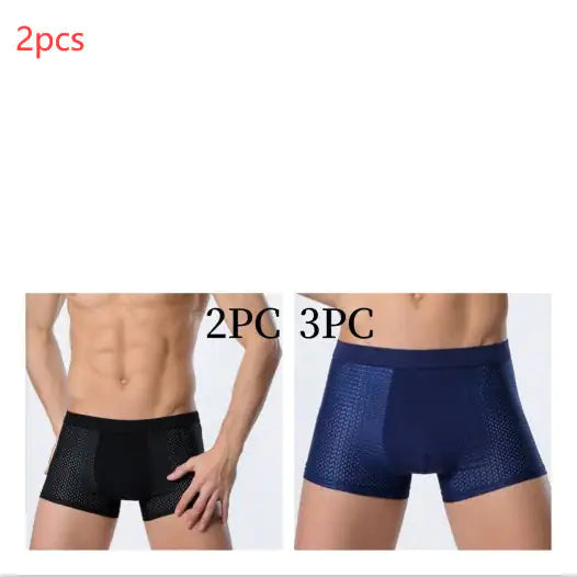 Ice silk men's underwear mesh boxer - Di Supremo