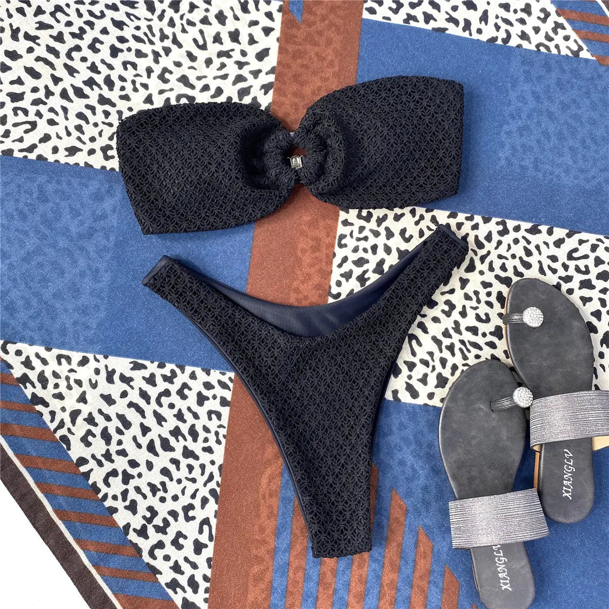 Strapless Thong Bikini Set - Di Supremo