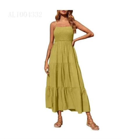 Multi-Layer Chiffon Swing Dress